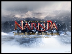 napis, śnieg, The Chronicles Of Narnia, góry